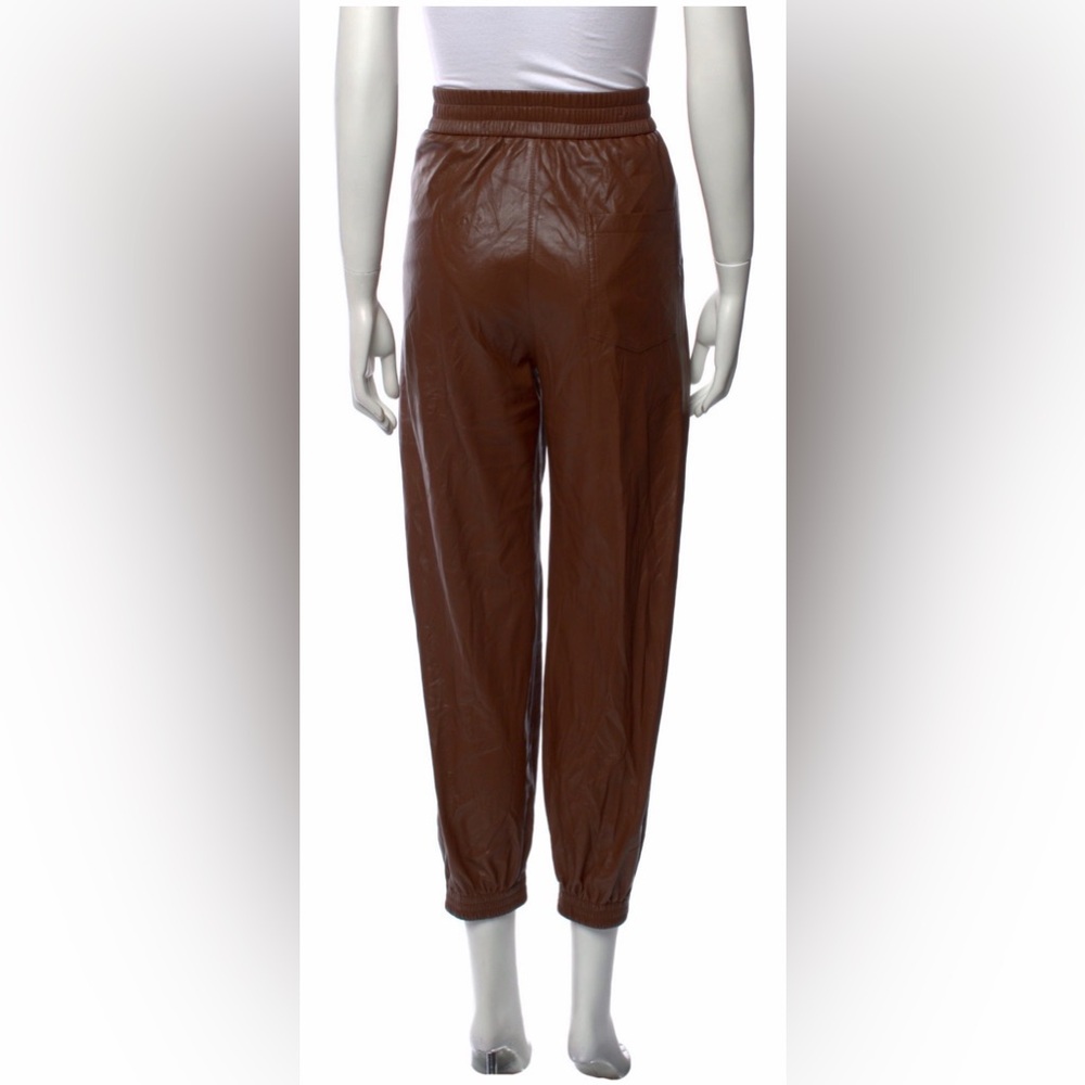 Nanushka brown Leather Trousers